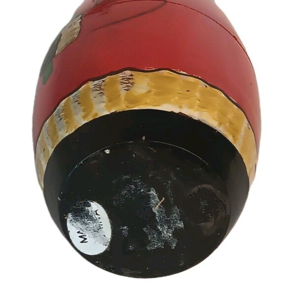 Santa Claus Nesting Dolls Wooden Christmas Set of Four (4) Complete Original Box - Picture 8 of 13